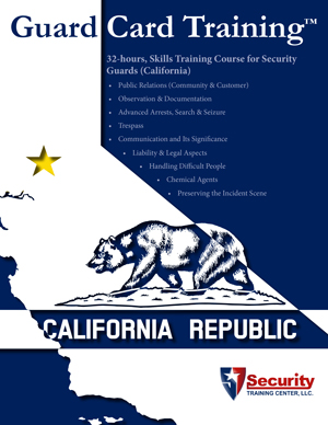 32-hours, Skills Training Course for Security Guards (California)